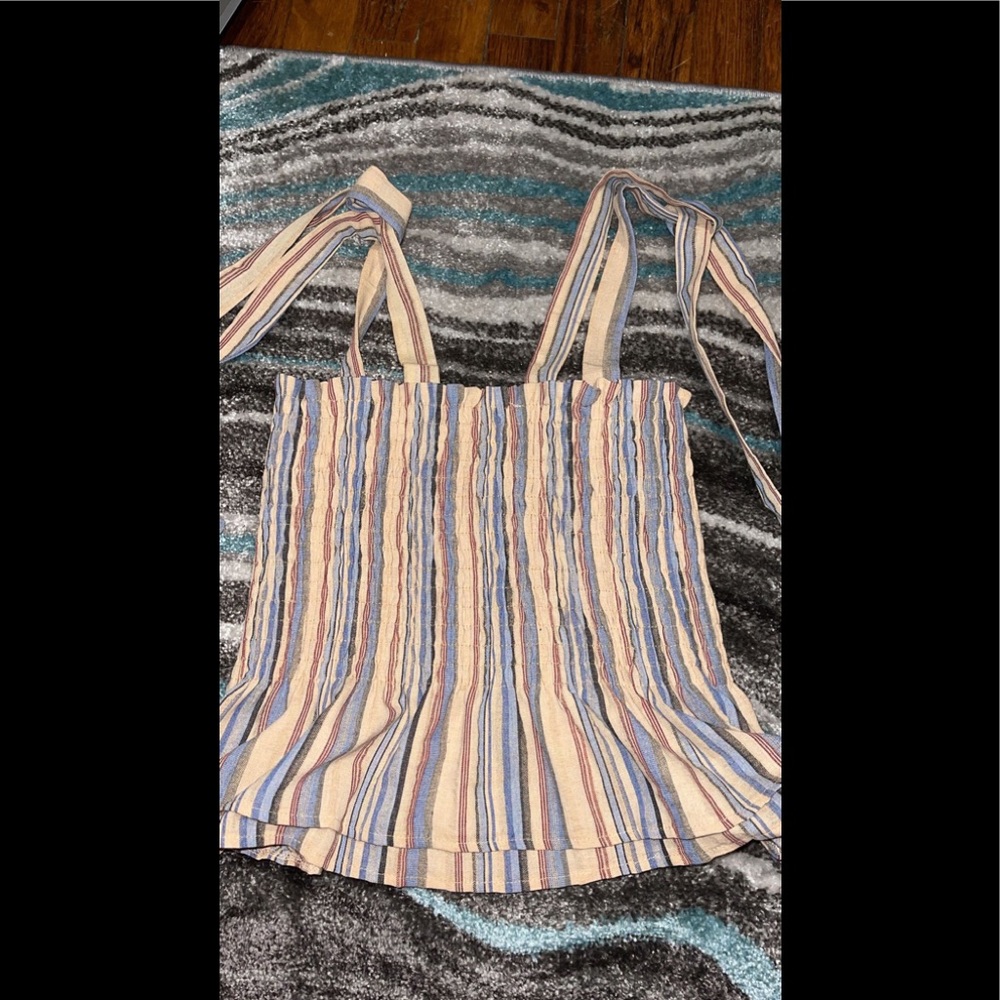 Yellow stripped cami